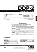 Yamaha DDP-2 - Service Manual 